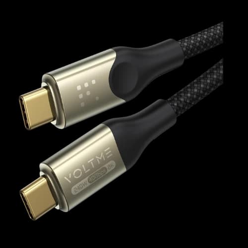 VOLTME Powerlink Utron Series C to C 240W Fast Charging E-Marker Chip Ultra Durable Design