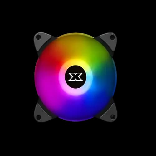 XIGMATEK Galaxy III Essential 120mm RGB Casing Fan (Black)