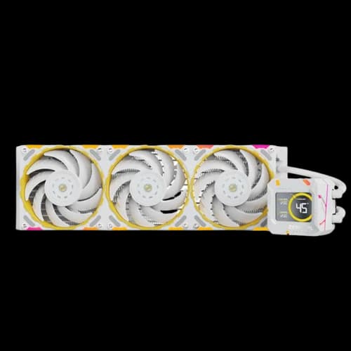 Yeston Zeaginal Zeus GE 360mm ARGB Liquid Cooler White with LED Display