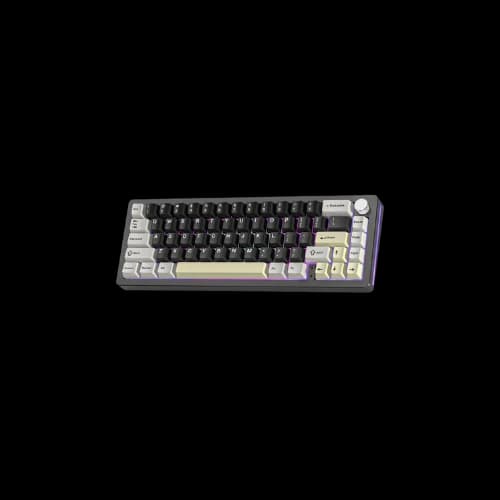 YUNZII AL66 Wireless Aluminum Mechanical Keyboard With Knob