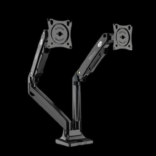 ZENO M10D/B 17-32 Inch Double Arm Gas-Strut Desktop Monitor Stand