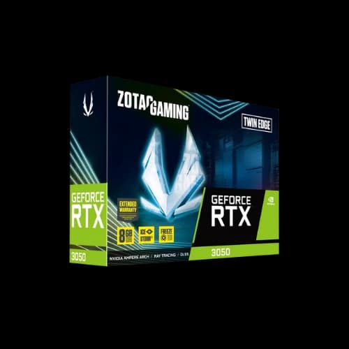 ZOTAC GAMING GeForce RTX 3050 Twin Edge 8GB GDDR6 Graphics Card